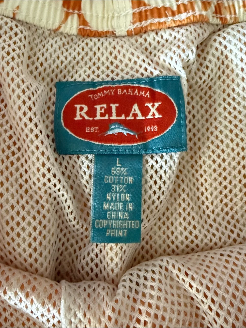 Tommy Bahama swim trunks • Men’s large